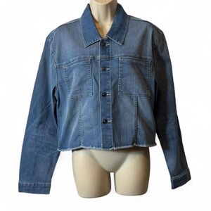 Hudson‎ Cropped Denim Jacket